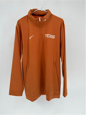 Nike Men's Texas Longhorns Sideline Coaches Quarter-Zip Large